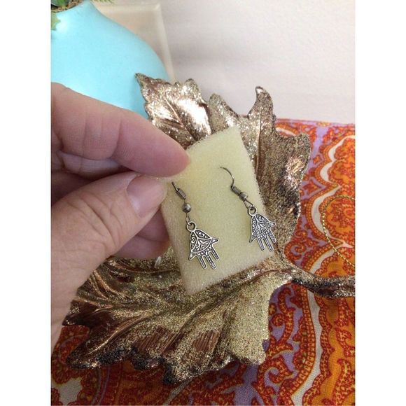 NEW Vintage Bohemian Boho Silver Earring Pierced Dangle 🍂🌸 - Picture 5 of 12